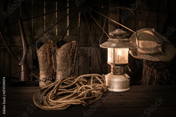 Obraz Antique Western Props
