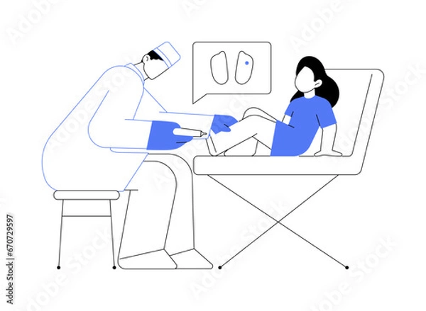 Obraz Warts removal abstract concept vector illustration.