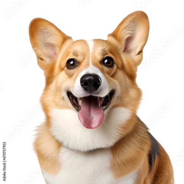 Obraz Corgi dog on transparent background