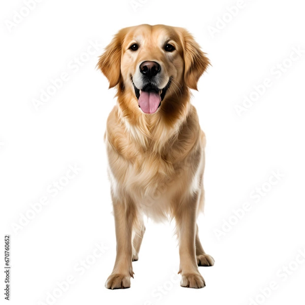 Obraz Golden retriever on transparent background
