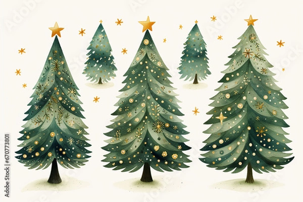 Fototapeta Christmas Clipart