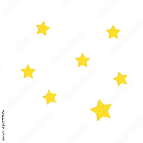 Fototapeta Yellow star vector