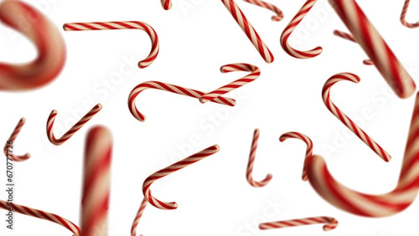 Obraz Candy canes falling
