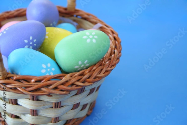 Fototapeta Tiny Easter Eggs