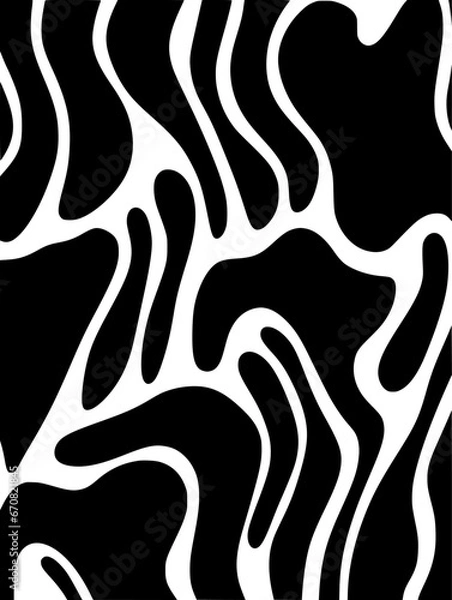 Fototapeta Black and white abstract background.