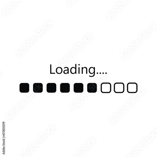 Fototapeta Loading Icon Vector Design Template