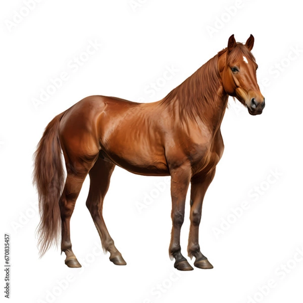 Obraz Horse on transparent background