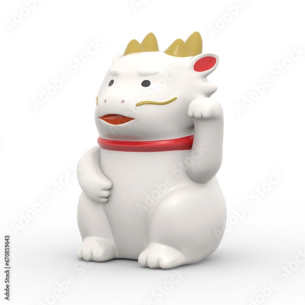 Fototapeta 招き龍