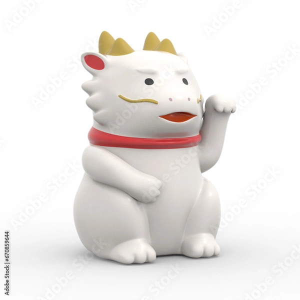 Fototapeta 招き龍