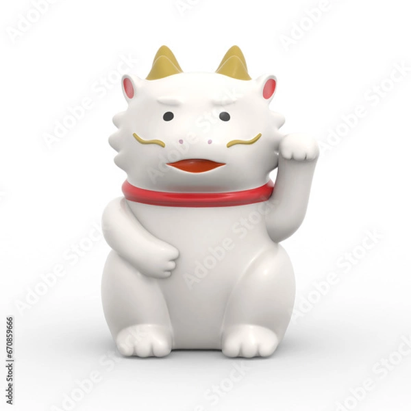 Fototapeta 招き龍