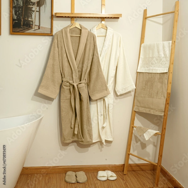 Obraz bathrobe set