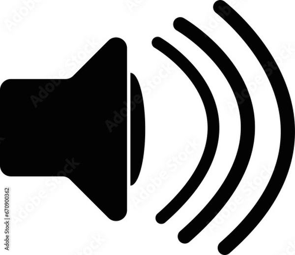 Fototapeta vector speaker icon