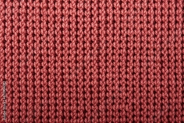 Obraz Knitted wool texture background, cozy and warm fabric patterned surface. Generative AI