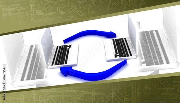 Fototapeta Computer Network