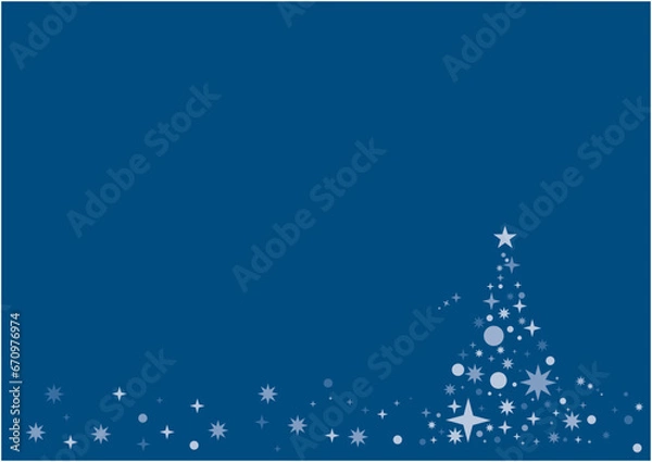 Fototapeta キラキラした光で構成されたクリスマスツリー