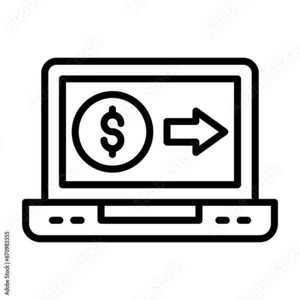 Fototapeta Deposit Icon