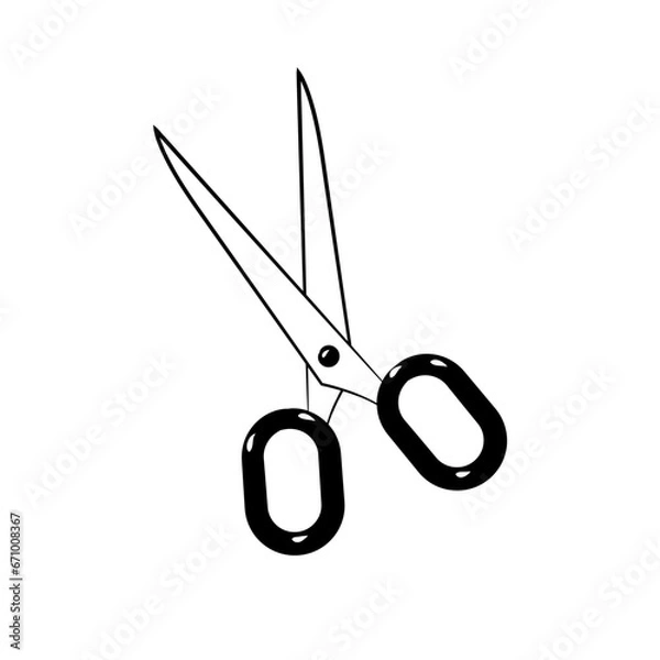 Fototapeta scissors vector