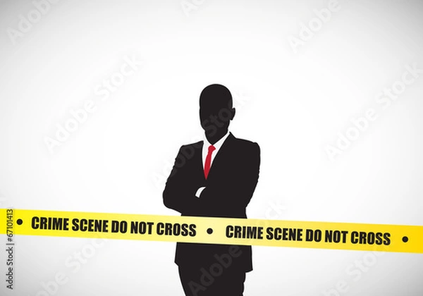 Fototapeta police line