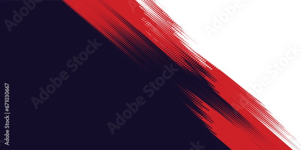 Obraz Abstract Rough Red Grunge Texture Design Background. Grunge halftone dots vector texture background. Border Frames. isolated white background,