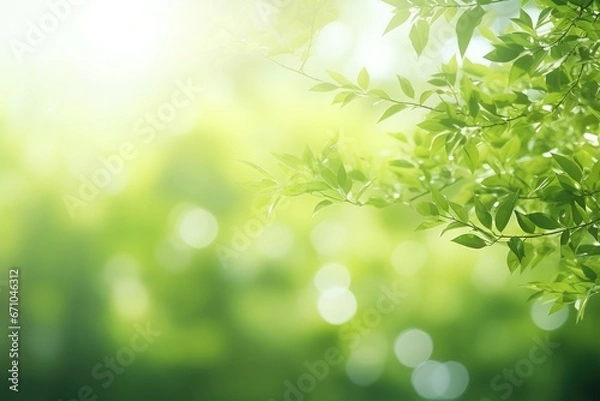 Obraz Beautiful natural spring summer defocused panoramic