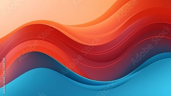Fototapeta Abstract background with lines, Cover concept with dynamic effect