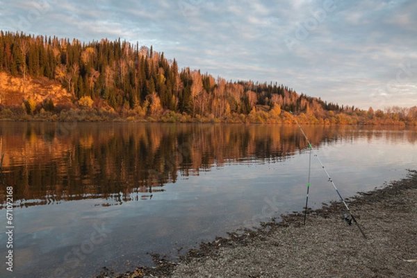 Obraz Autumn on the river