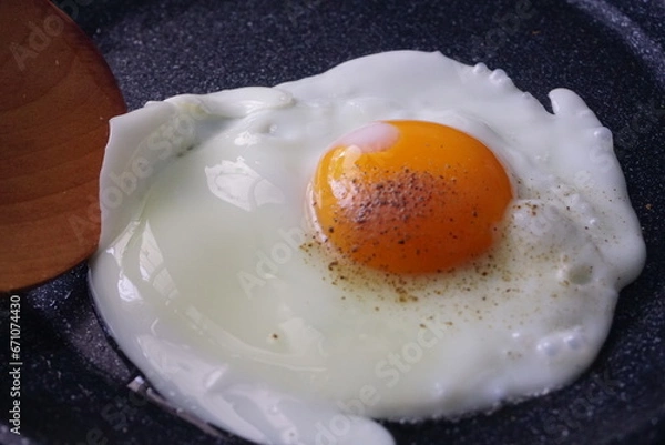 Obraz fried egg in a pan