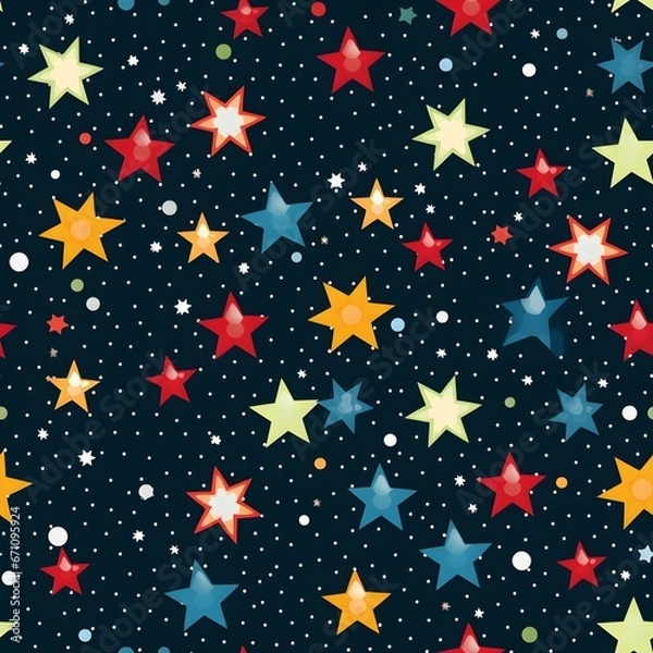 Fototapeta Christmas Seamless tile pattern gift wrap background design