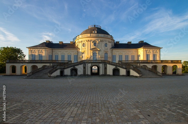 Fototapeta Schloss Solitude Stuttgart Panorama