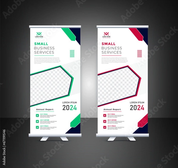 Obraz Business roll up display standee for presentation purpose