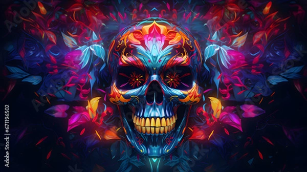 Fototapeta skull and crossbones