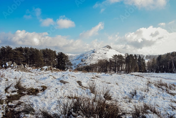 Obraz La Rhune enneigée 