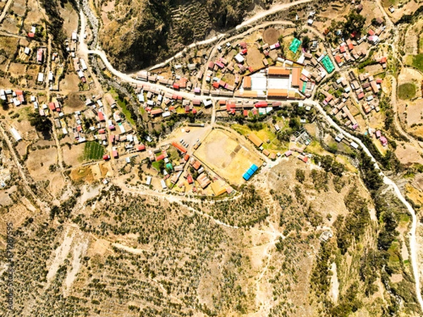 Fototapeta Complejo arqueológico de Ollantaytambo en el valle del Urubamba Cuzco Perú