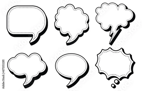 Obraz set of bubbles