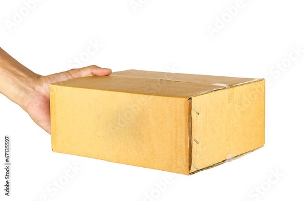 Fototapeta brown box