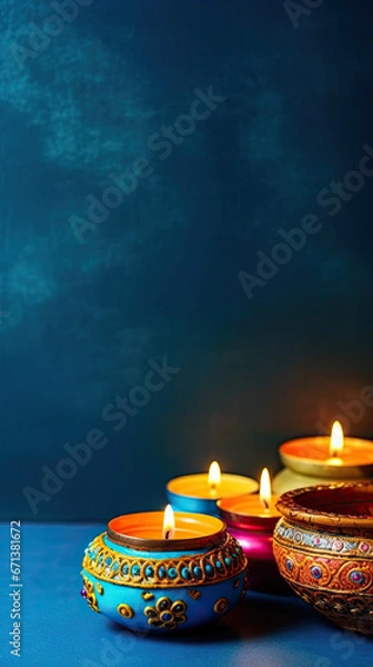 Obraz Diwali is the festival of lights in india