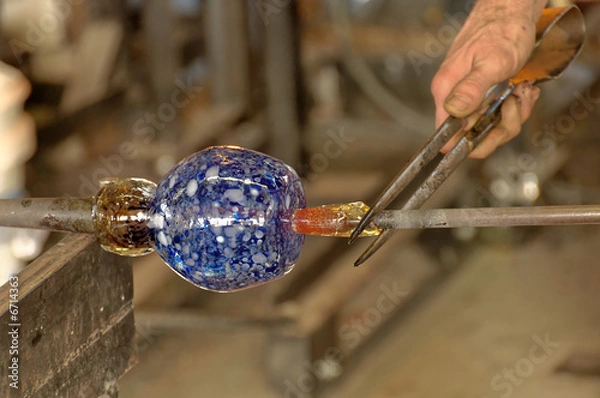 Obraz glass blowing