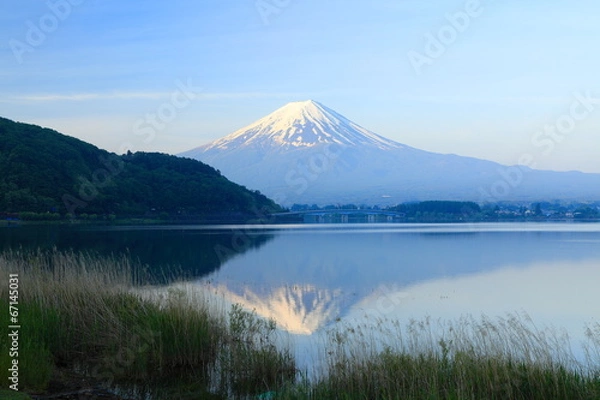 Fototapeta 河口湖の朝