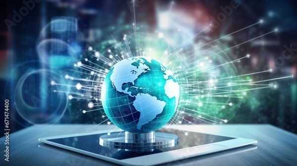 Obraz communication concept generated by AI 