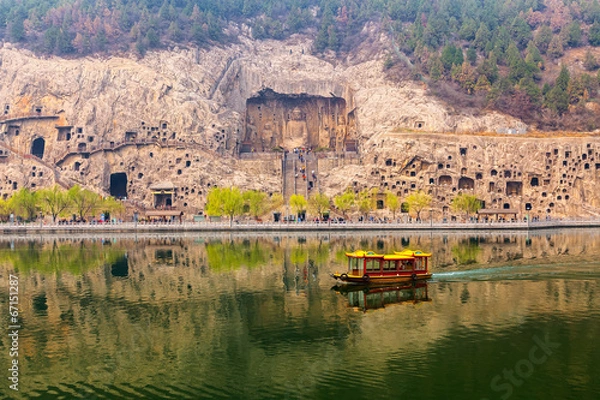Obraz Longs Grottoes, Luoyang, Chiny
