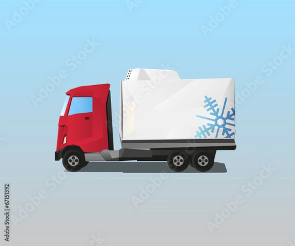 Obraz Vehicle - Refrigerator Truck