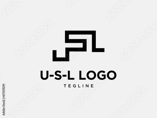 Fototapeta initial letters letters