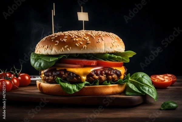 Fototapeta Cheeseburger