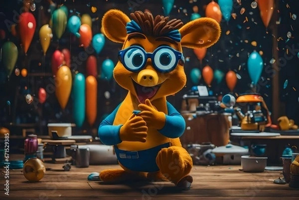 Fototapeta Cartoon Character