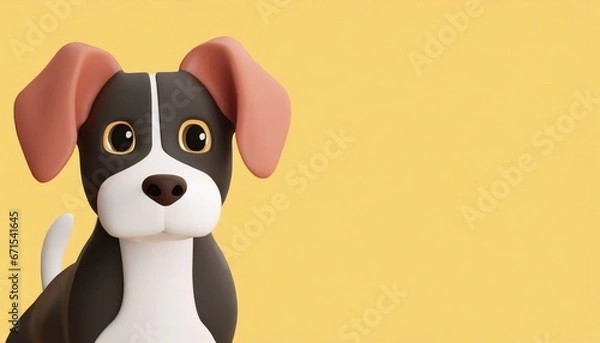 Obraz Dog background