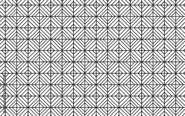 Fototapeta geometric diamond with white background seamless pattern