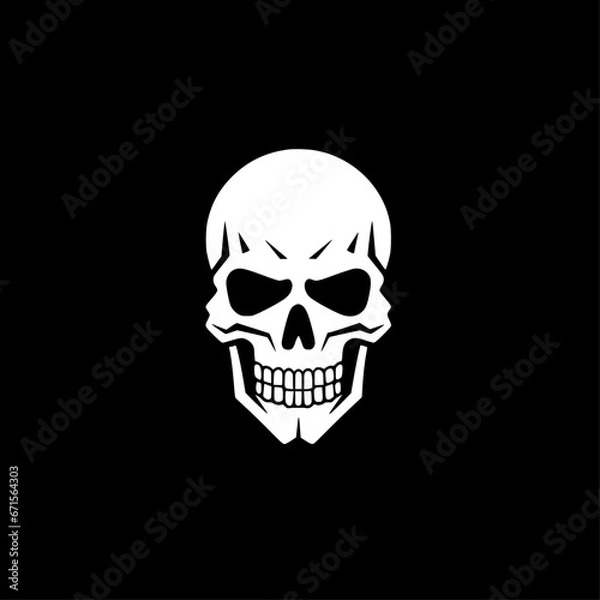 Fototapeta Skull - High Quality Vector Logo - Vector illustration ideal for T-shirt graphic