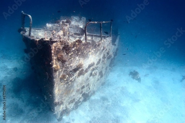 Obraz Zatopiony statek