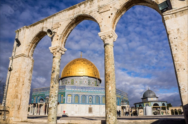 Obraz Dome of the rock in Jerusalem, Israel