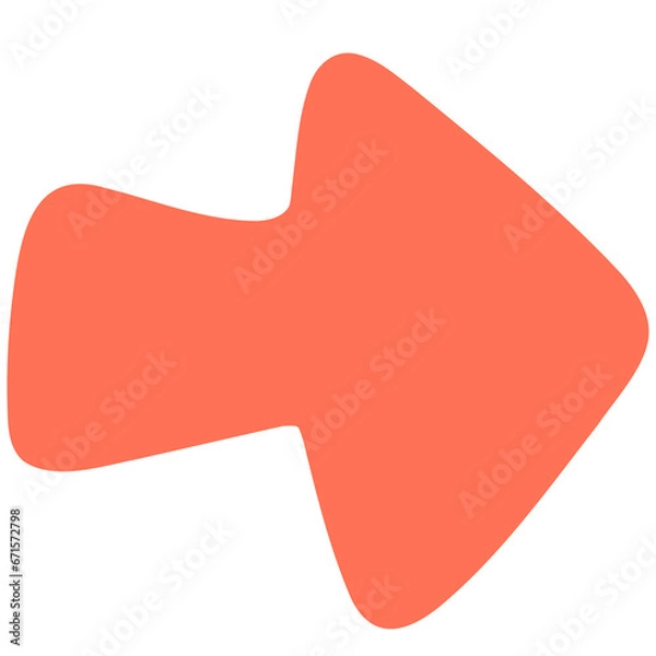 Obraz red arrow icon